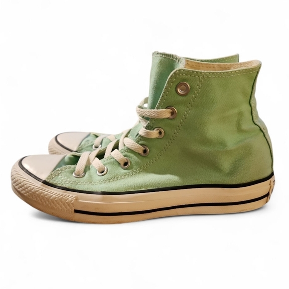 Converse Chuck Taylor All star High Tops Mint Green UNISEX Women Sz 8 Men Sz 6 - Picture 5 of 9